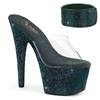 Pleaser - BEJEWELED712RS Mules à talons - Transparent/Vert Product image